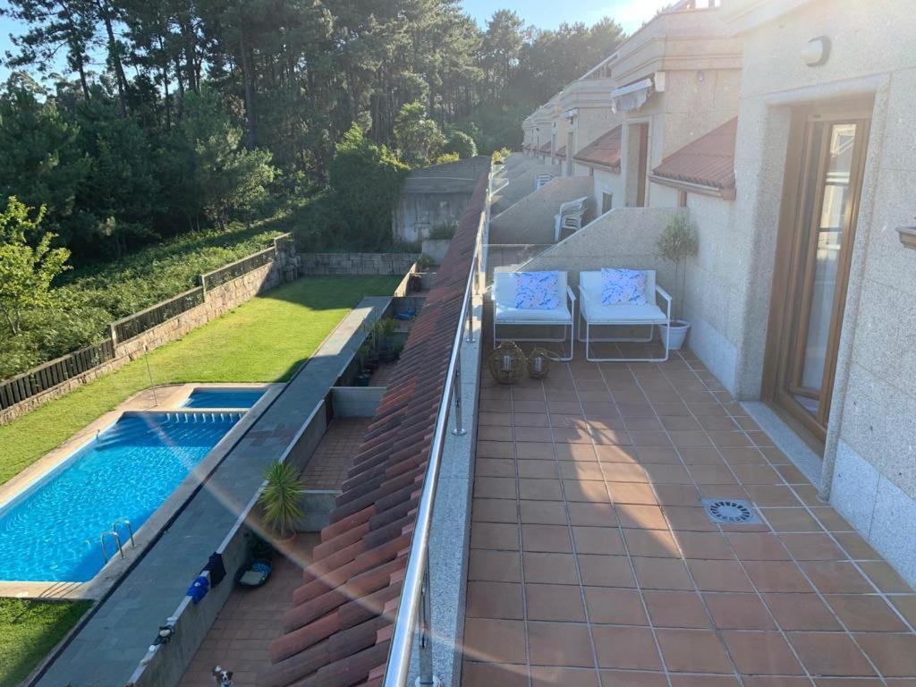 Ático A 5 Min. De Sanxenxo Con Barbacoa Y Garaje Apartamento Exterior foto